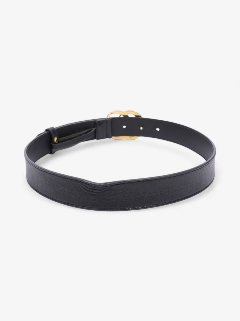 Gucci GG Marmont Belt Black / Gold Leather 70cm / 28