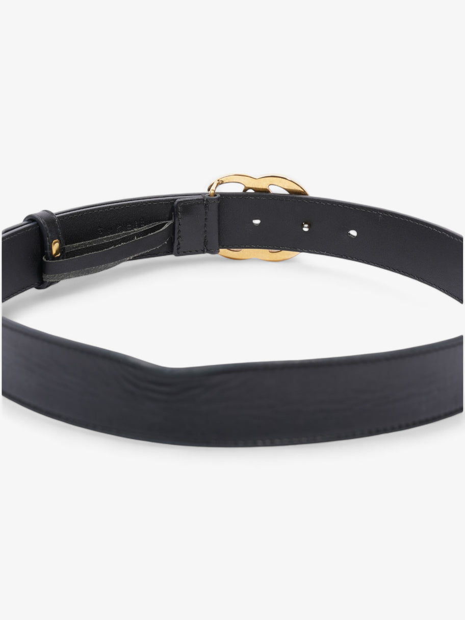 Gucci GG Marmont Belt Black / Gold Leather 70cm / 28