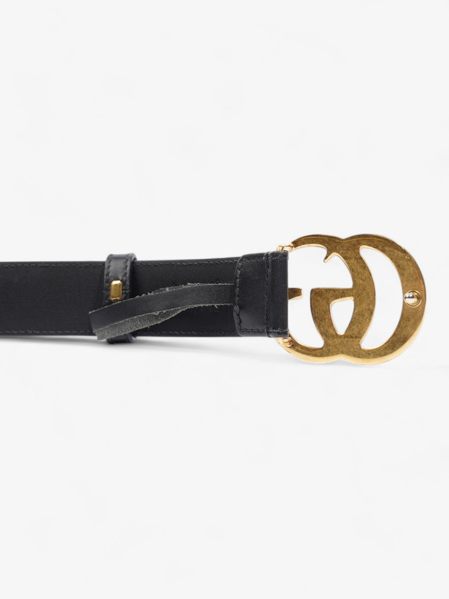 Gucci GG Marmont Belt Black / Gold Leather 70cm / 28