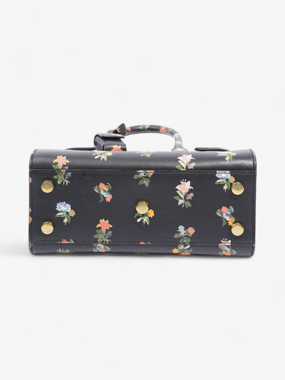 Saint Laurent Sac De Jour Black / Floral Leather Nano Image 6