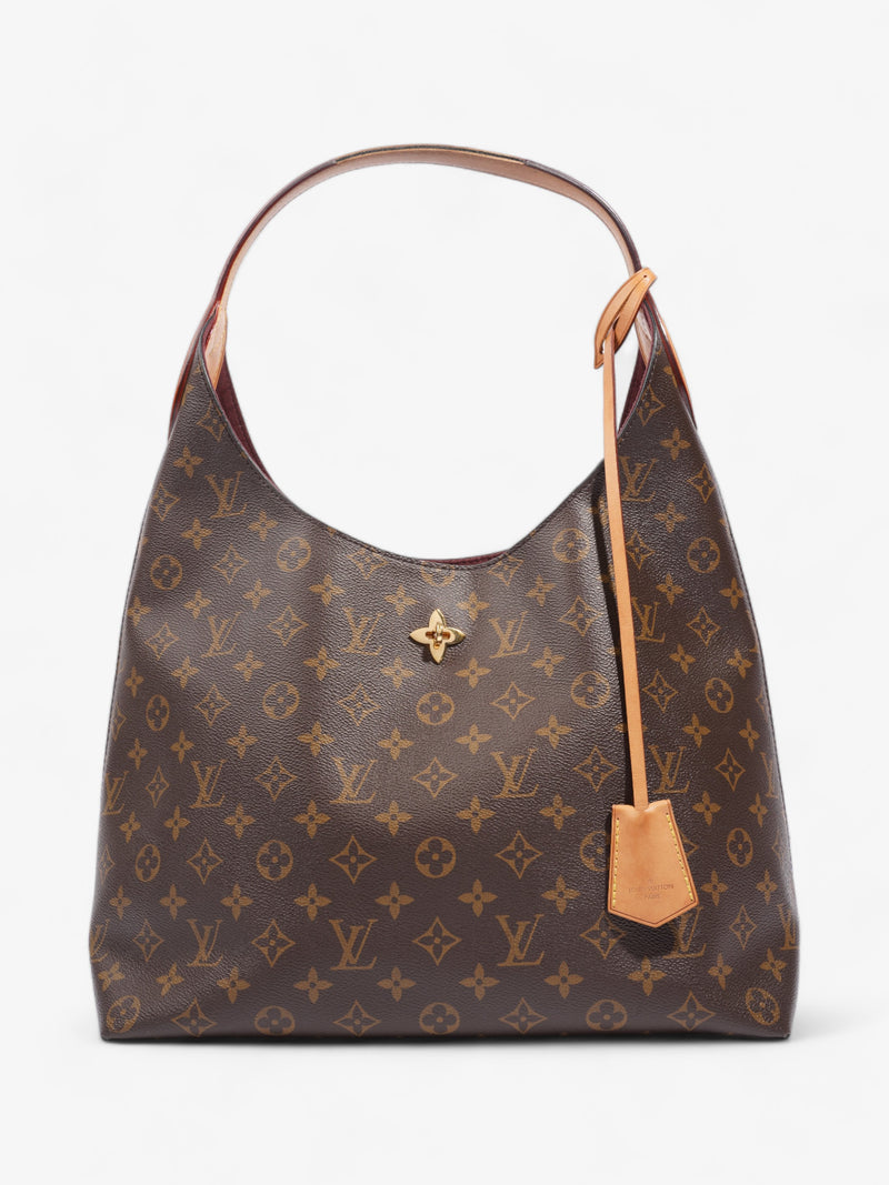  Louis Vuitton Flower Hobo Monogram Coated Canvas