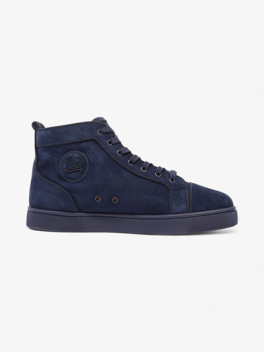 Christian Louboutin Louis Orlato High Top Navy Blue Suede EU 44 UK 10 Image 4