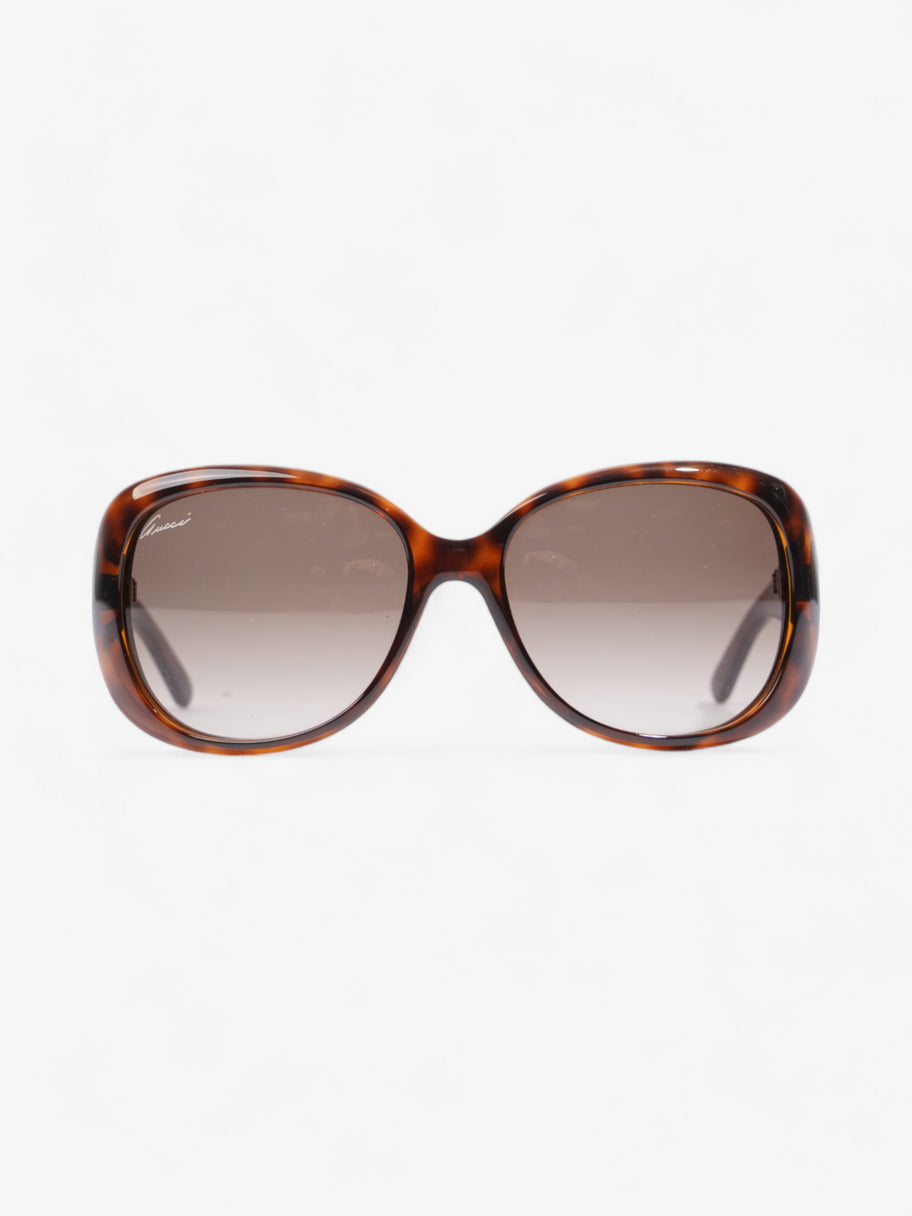 Gucci GG Round Sunglasses Brown  Acetate 135mm Image 1