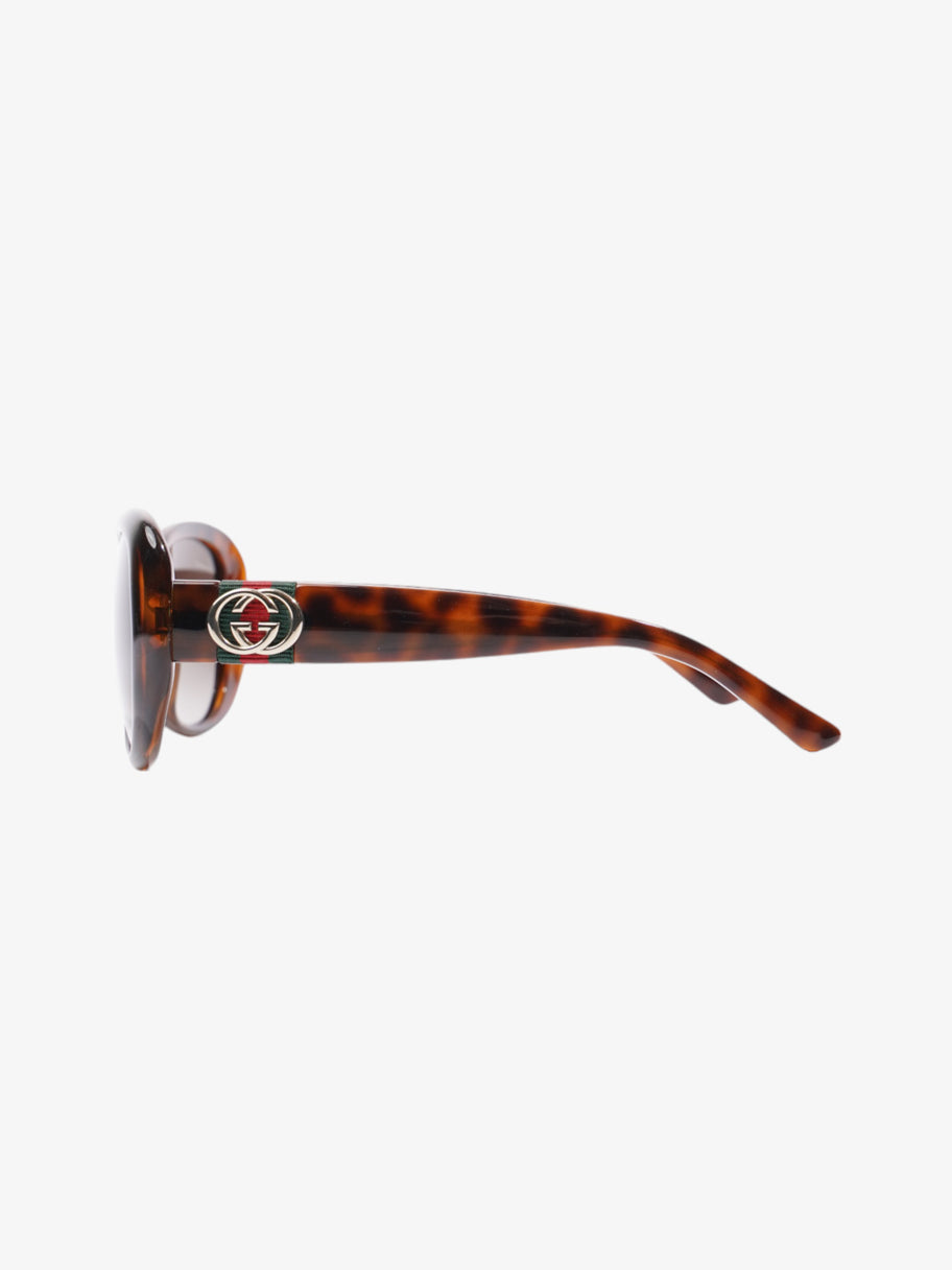 Gucci GG Round Sunglasses Brown  Acetate 135mm Image 2