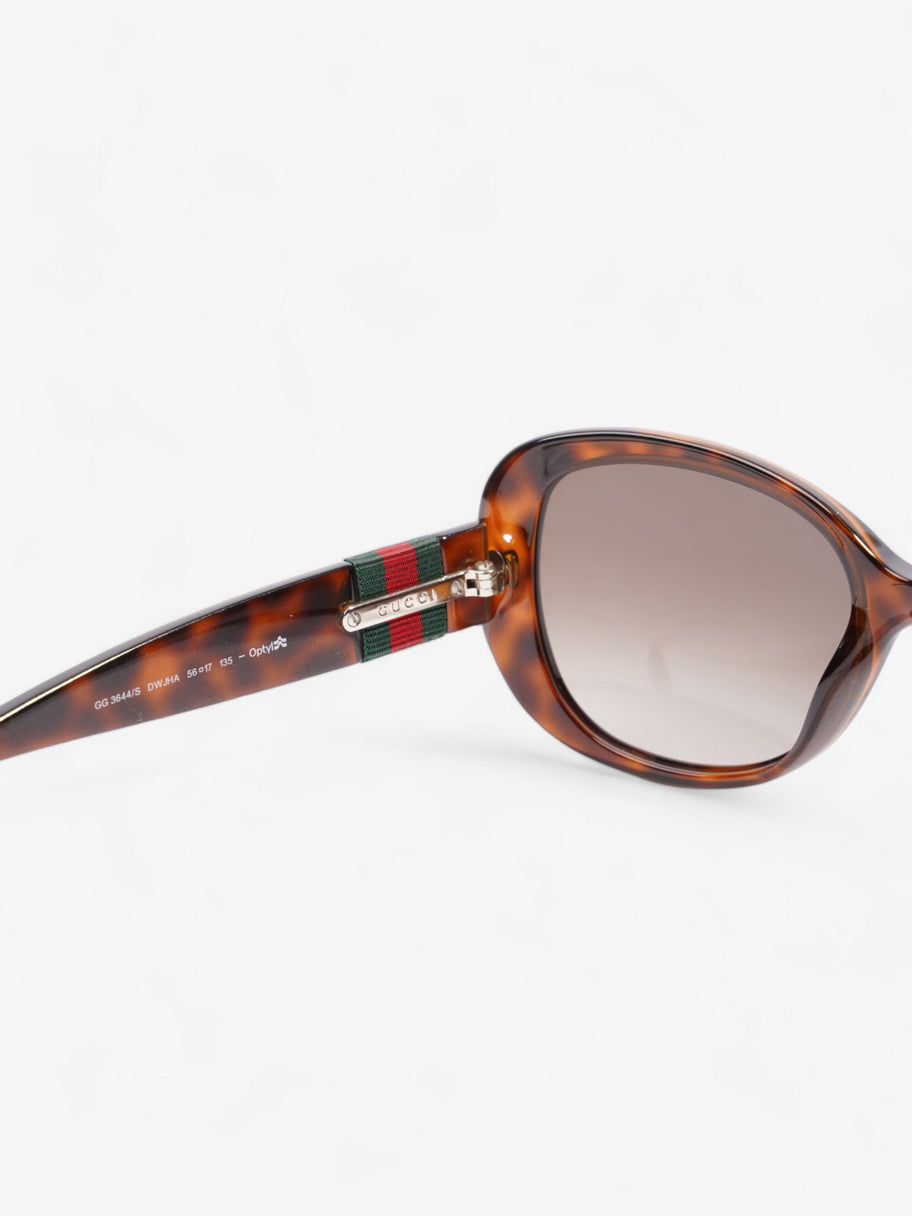 Gucci GG Round Sunglasses Brown  Acetate 135mm Image 5