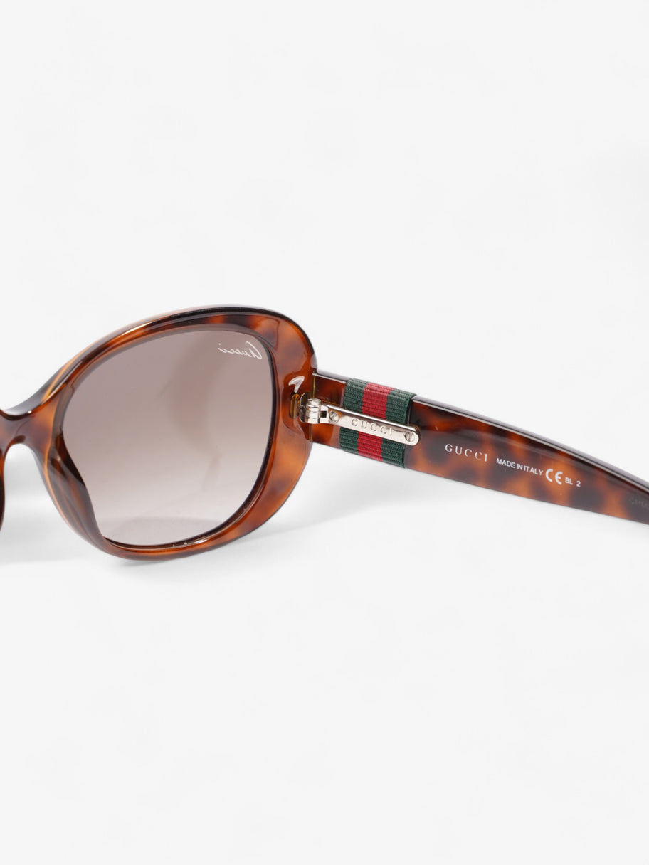 Gucci GG Round Sunglasses Brown  Acetate 135mm Image 6