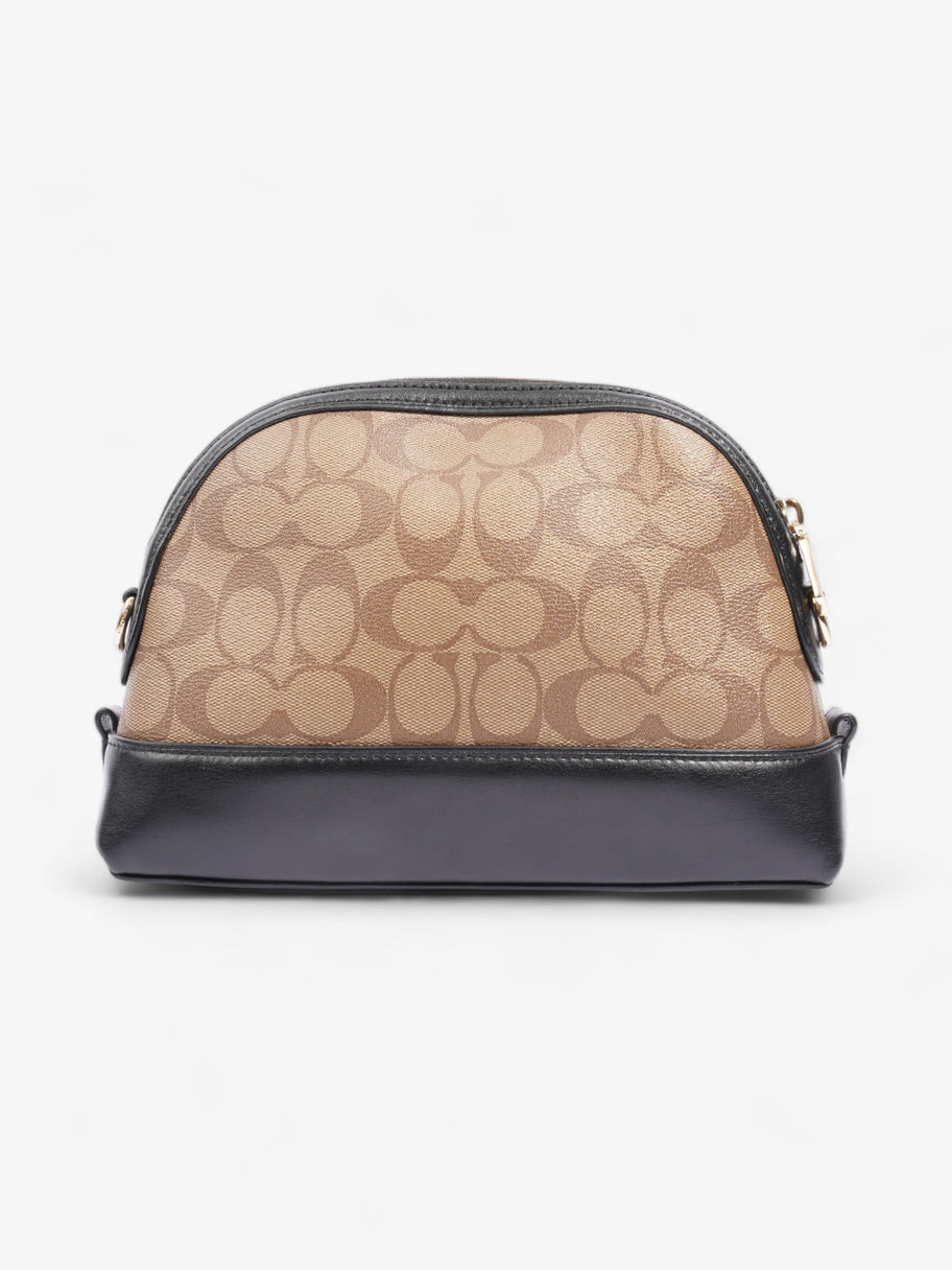 Coach Signature Dome Black / Brown Canvas Image 4