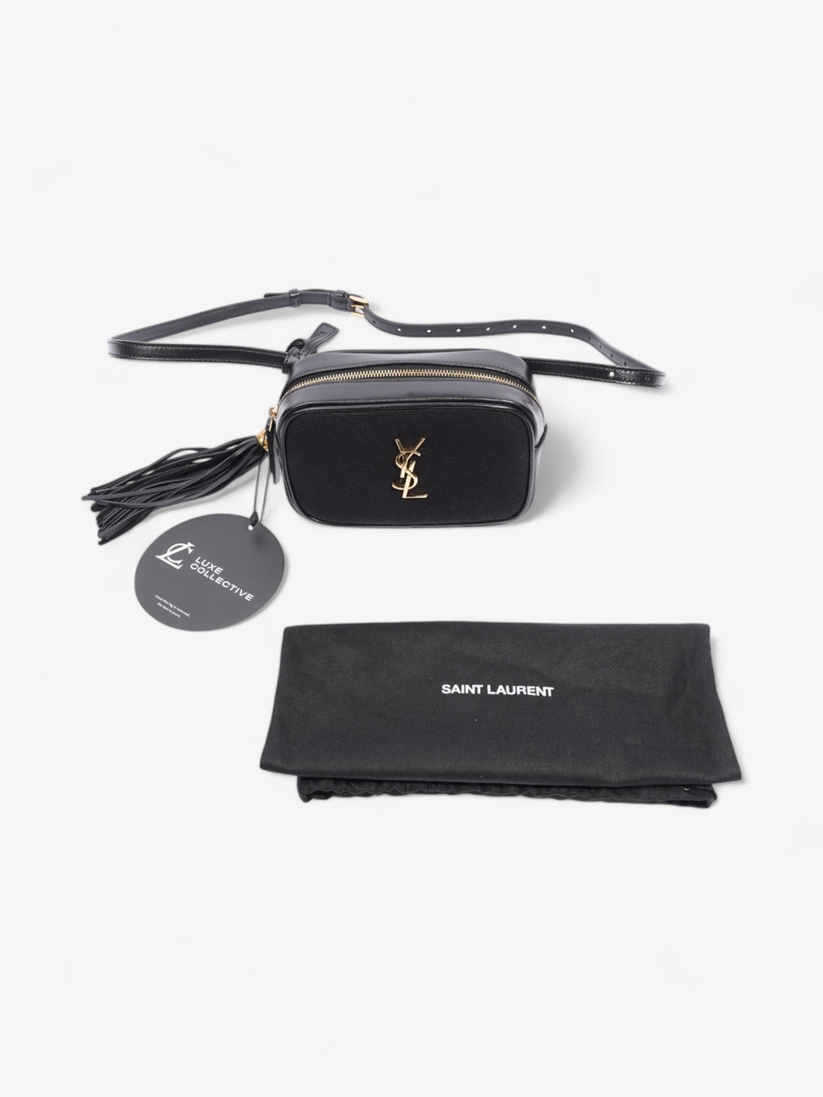 Saint Laurent Cassandre Bum Bag Black Calfskin Leather Image 9