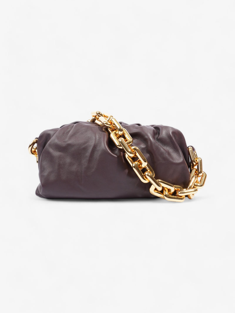  Bottega Veneta Chain Pouch Plum Leather