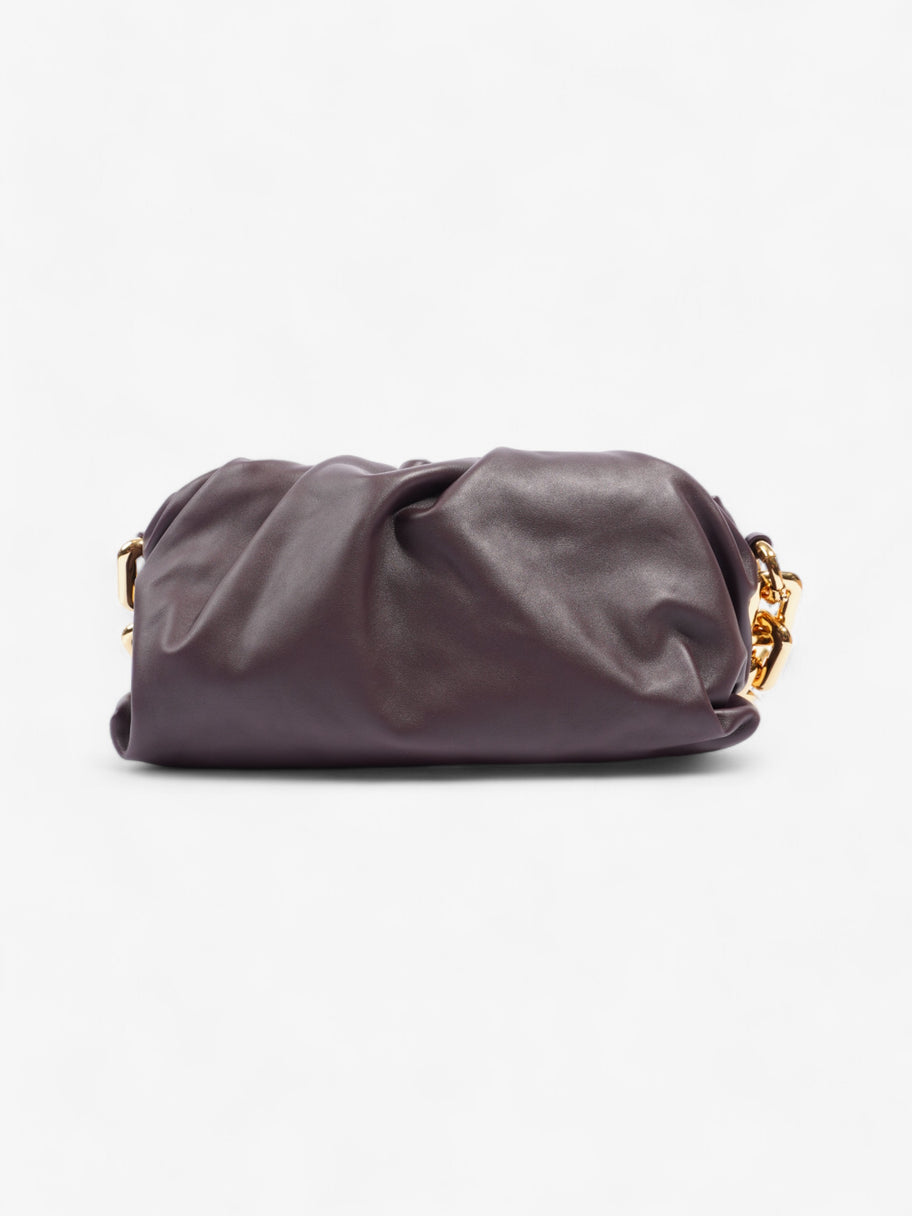 Bottega Veneta Chain Pouch Plum Leather Image 4