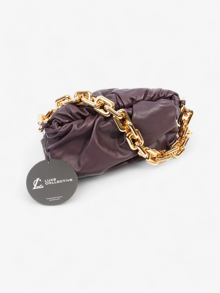 Bottega Veneta Chain Pouch Plum Leather Image 9