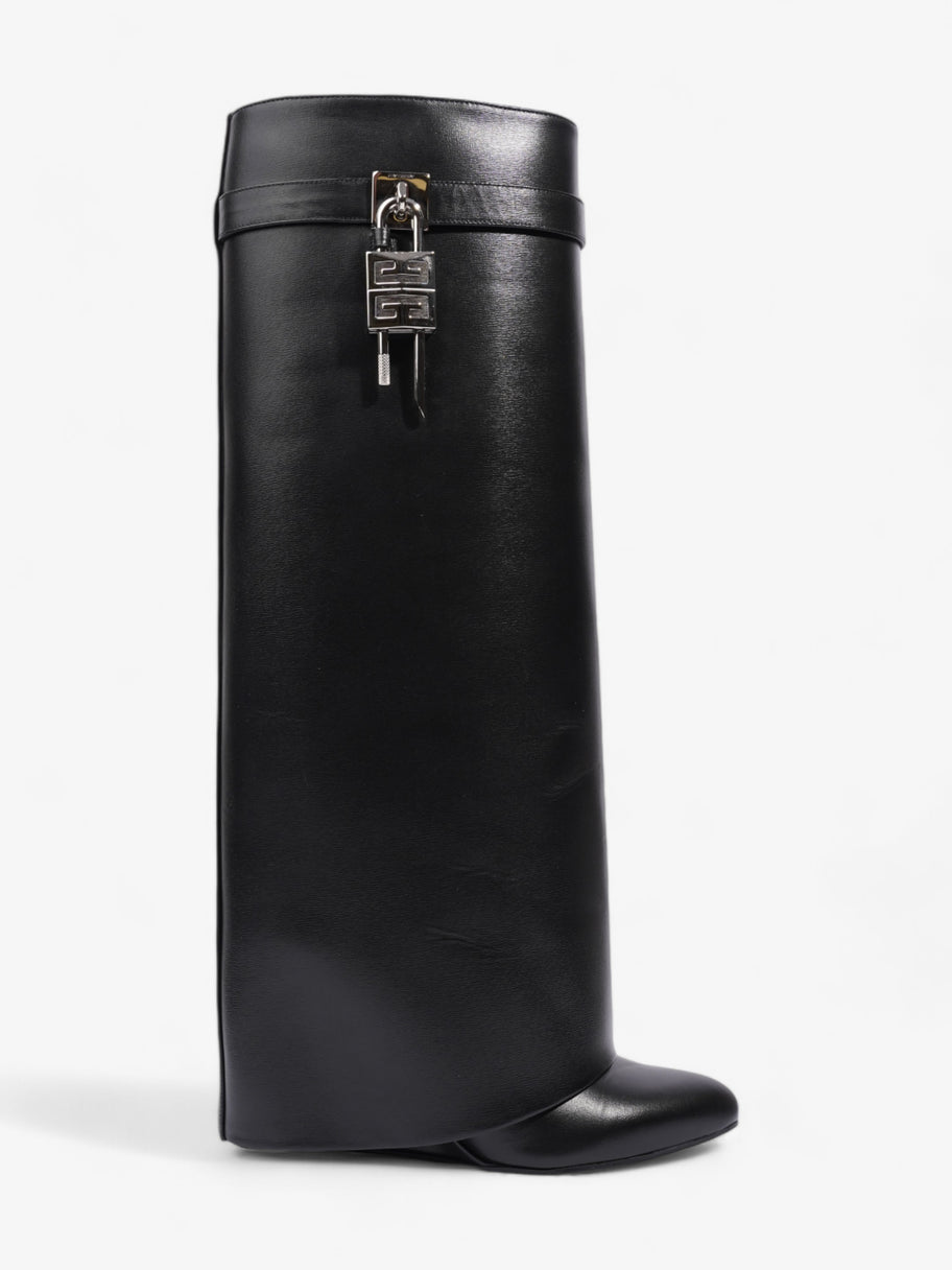 Givenchy Shark Lock Boots Black Leather EU 40 UK 7 Image 1