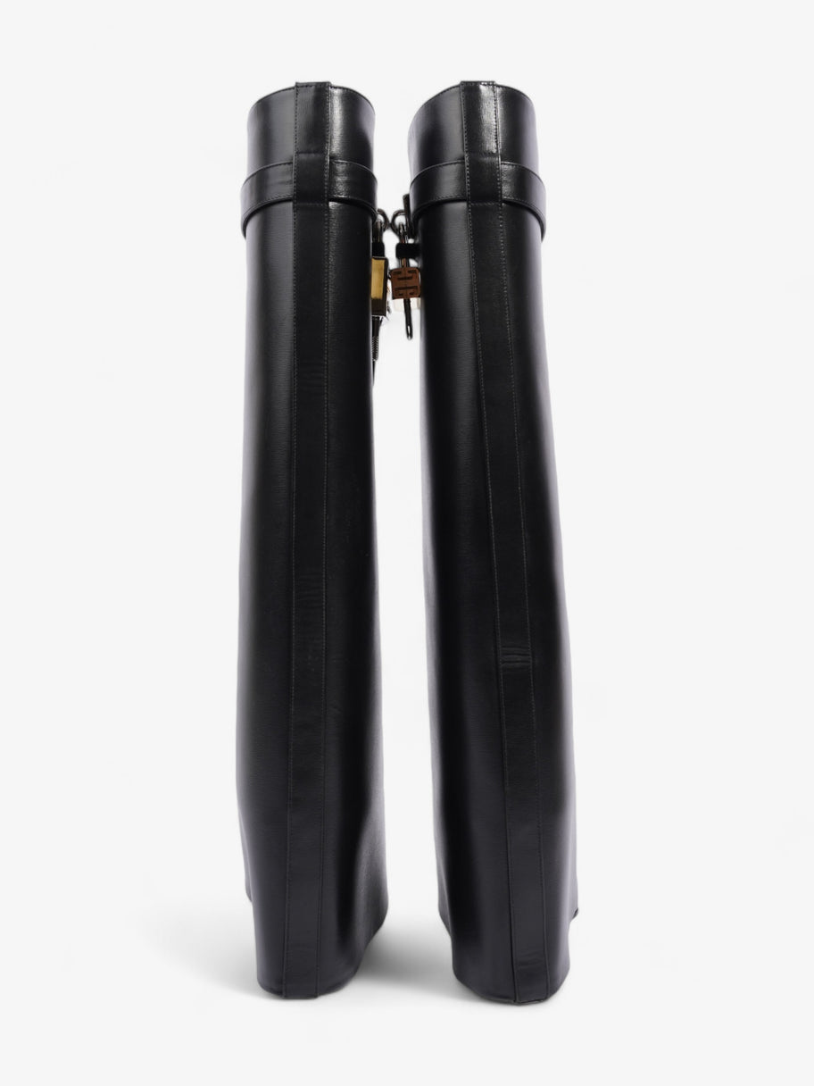 Givenchy Shark Lock Boots Black Leather EU 40 UK 7 Image 6