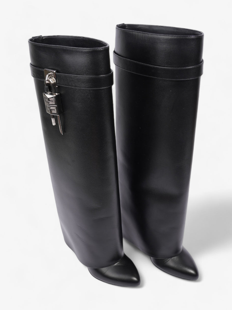 Givenchy Shark Lock Boots Black Leather EU 40 UK 7 Image 8