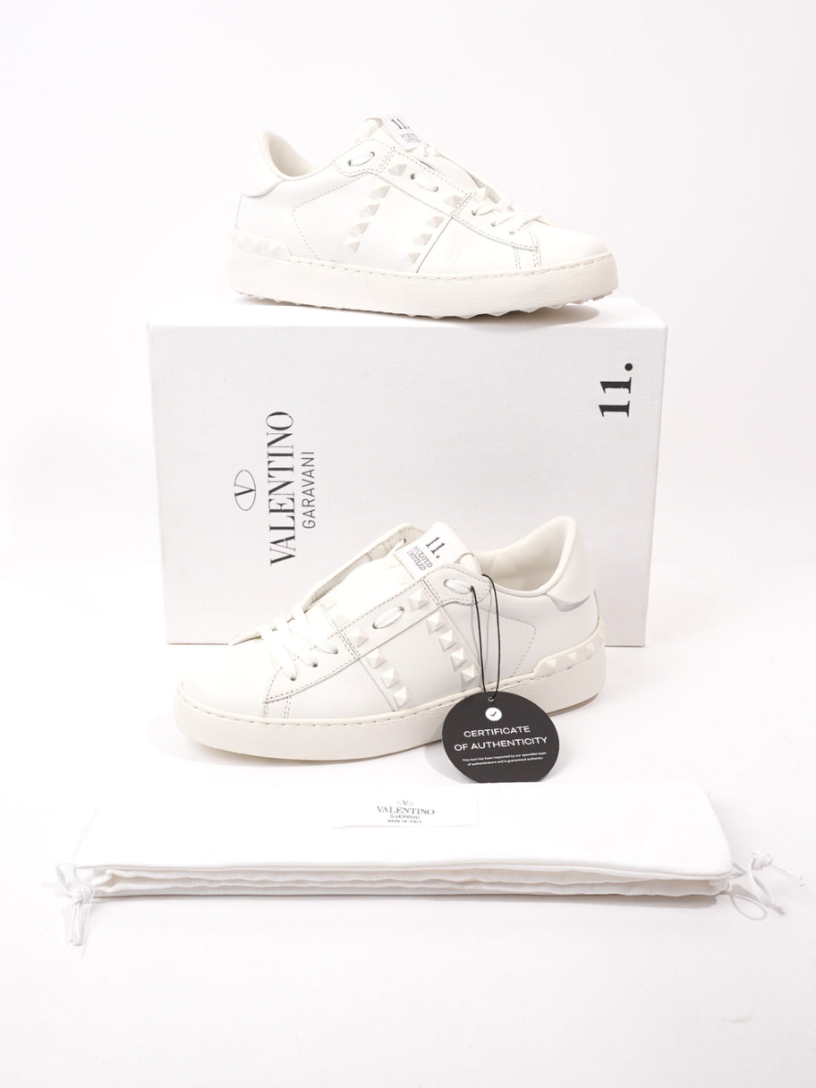 Valentino Rockstud Untitled White Leather EU 36.5 UK 3.5 Image 10