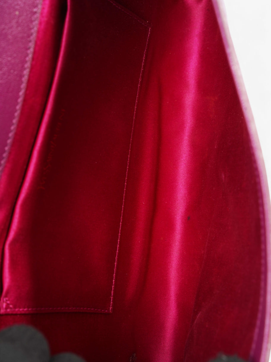 Saint Laurent Belle de Jour Purple Leather Image 8