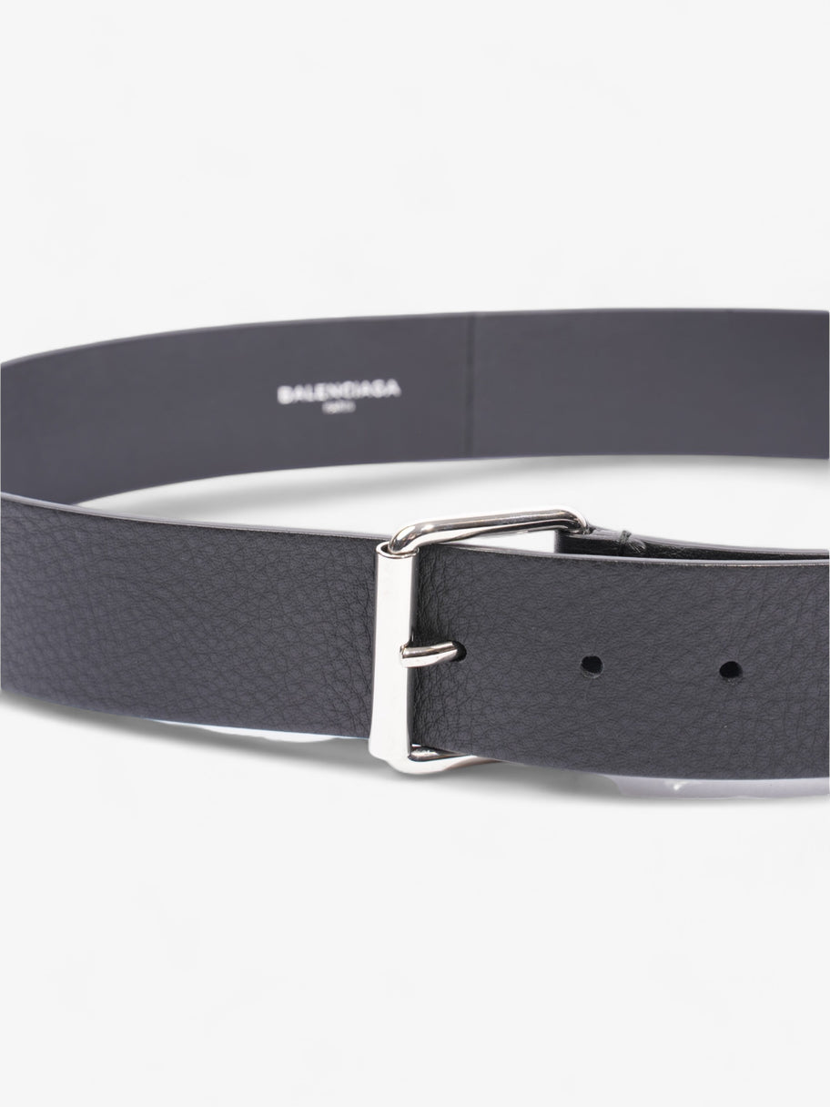 Balenciaga Logo Belt Black Leather 85cm 34