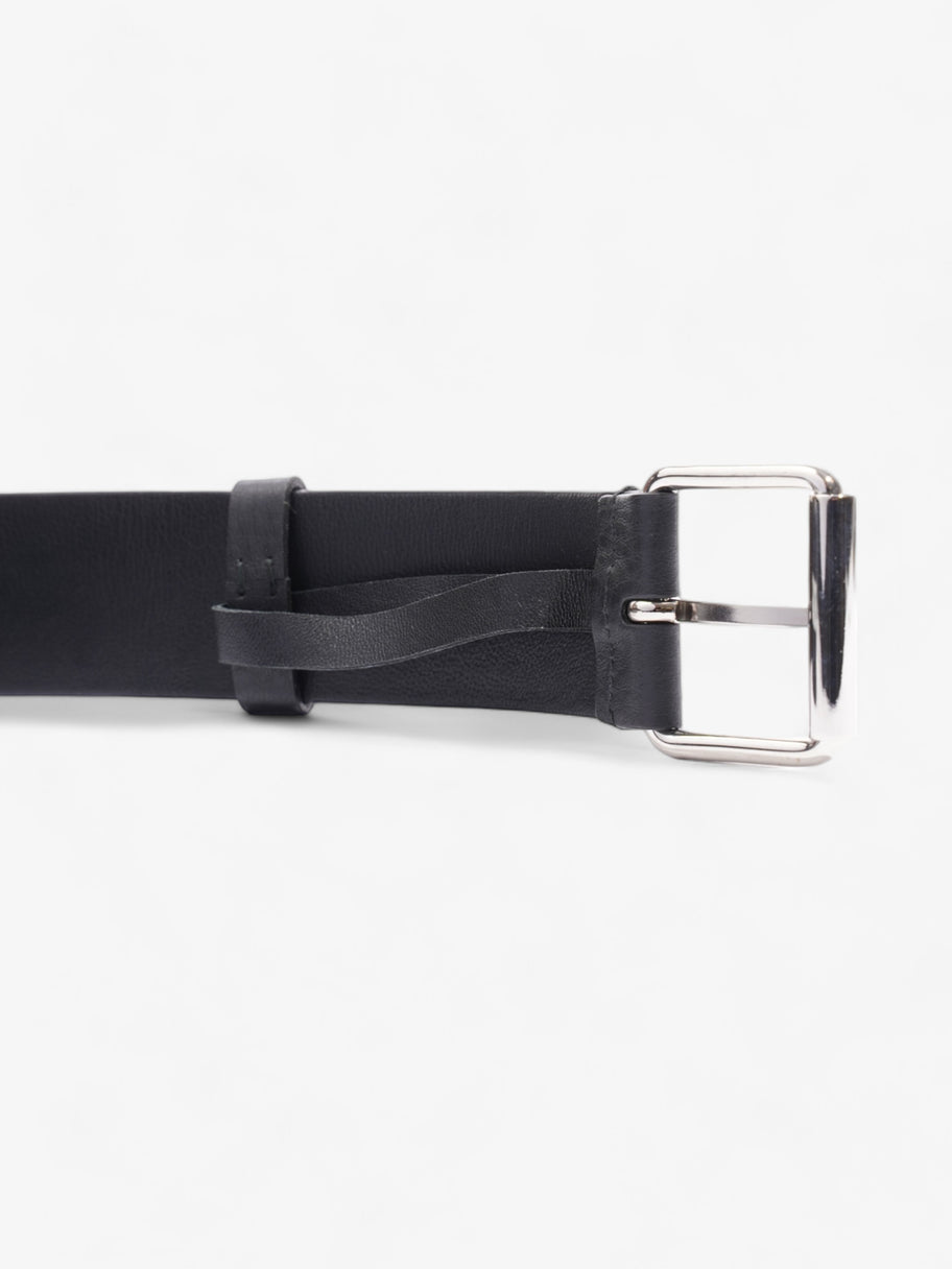 Balenciaga Logo Belt Black Leather 85cm 34