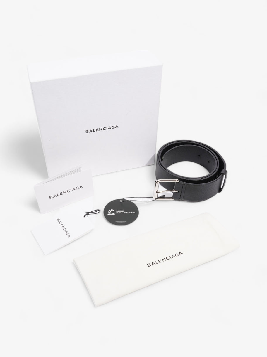 Balenciaga Logo Belt Black Leather 85cm 34