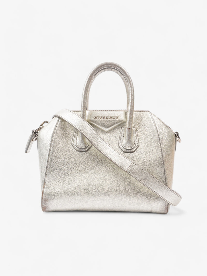  Givenchy Antigona Metallic Grained Leather Mini