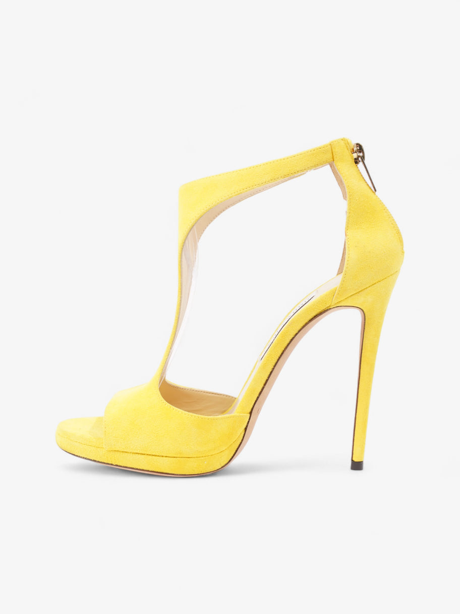 Jimmy Choo Lana T-bar 110 Yellow Suede EU 40 UK 7 Image 3