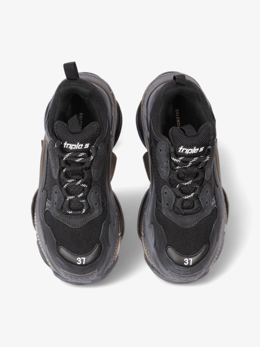 Balenciaga Triple S Black Clear Sole Mesh EU 37 UK 4 Image 8