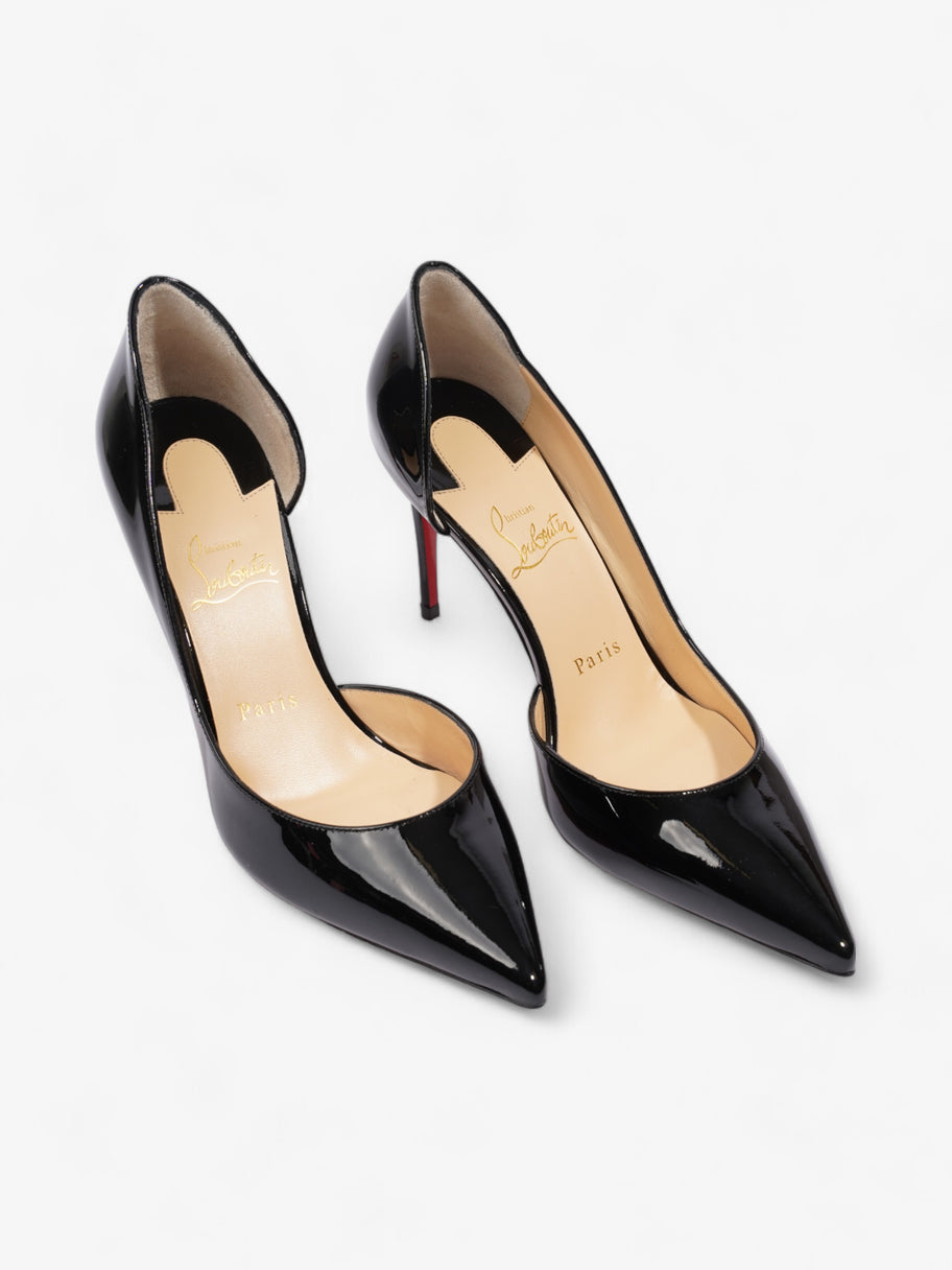 Christian Louboutin Iriza 85mm Black Patent Leather EU 38 UK 5 Image 8