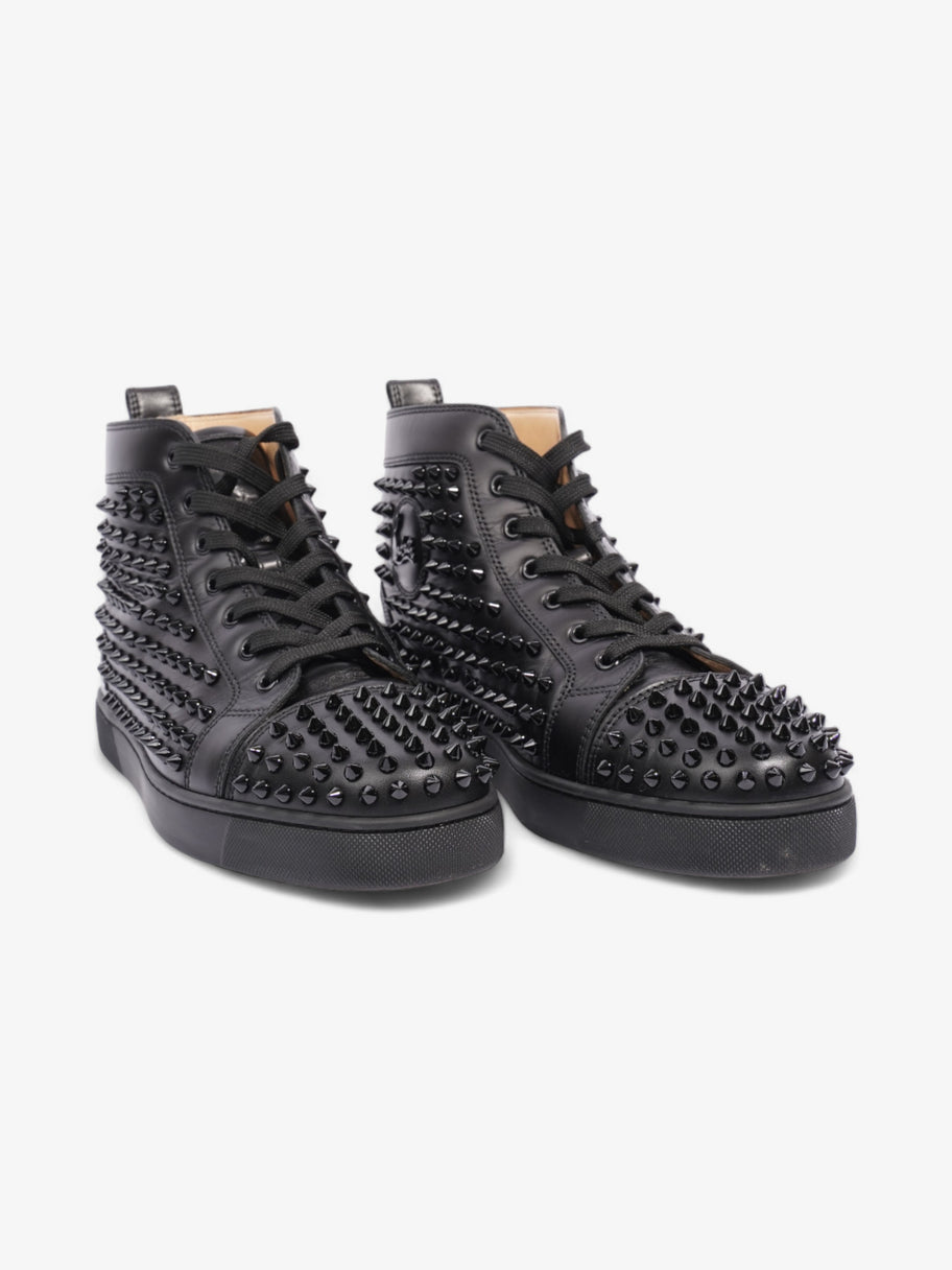 Christian Louboutin Lou Spikes High-tops  Black Leather EU 43 UK 9 Image 2