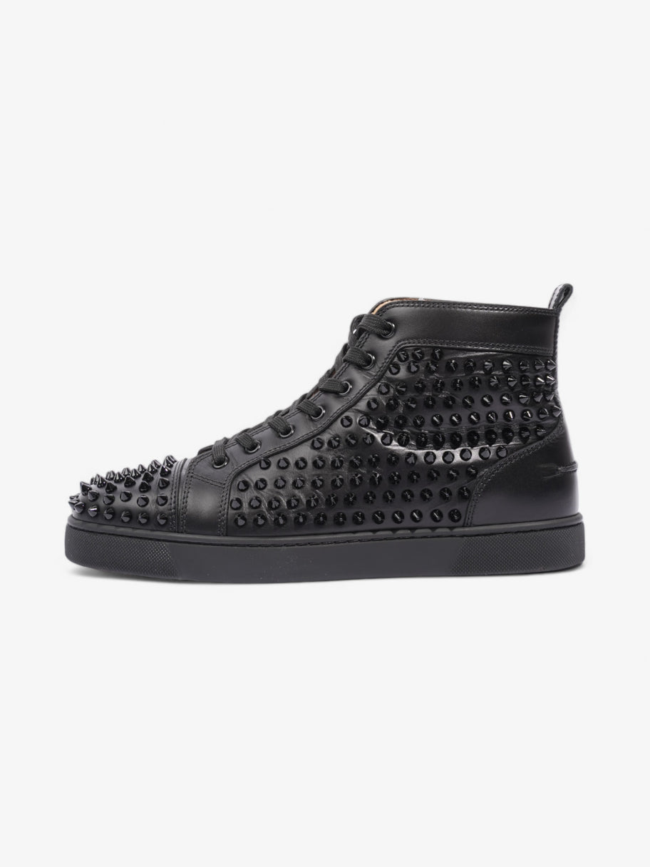 Christian Louboutin Lou Spikes High-tops  Black Leather EU 43 UK 9 Image 5