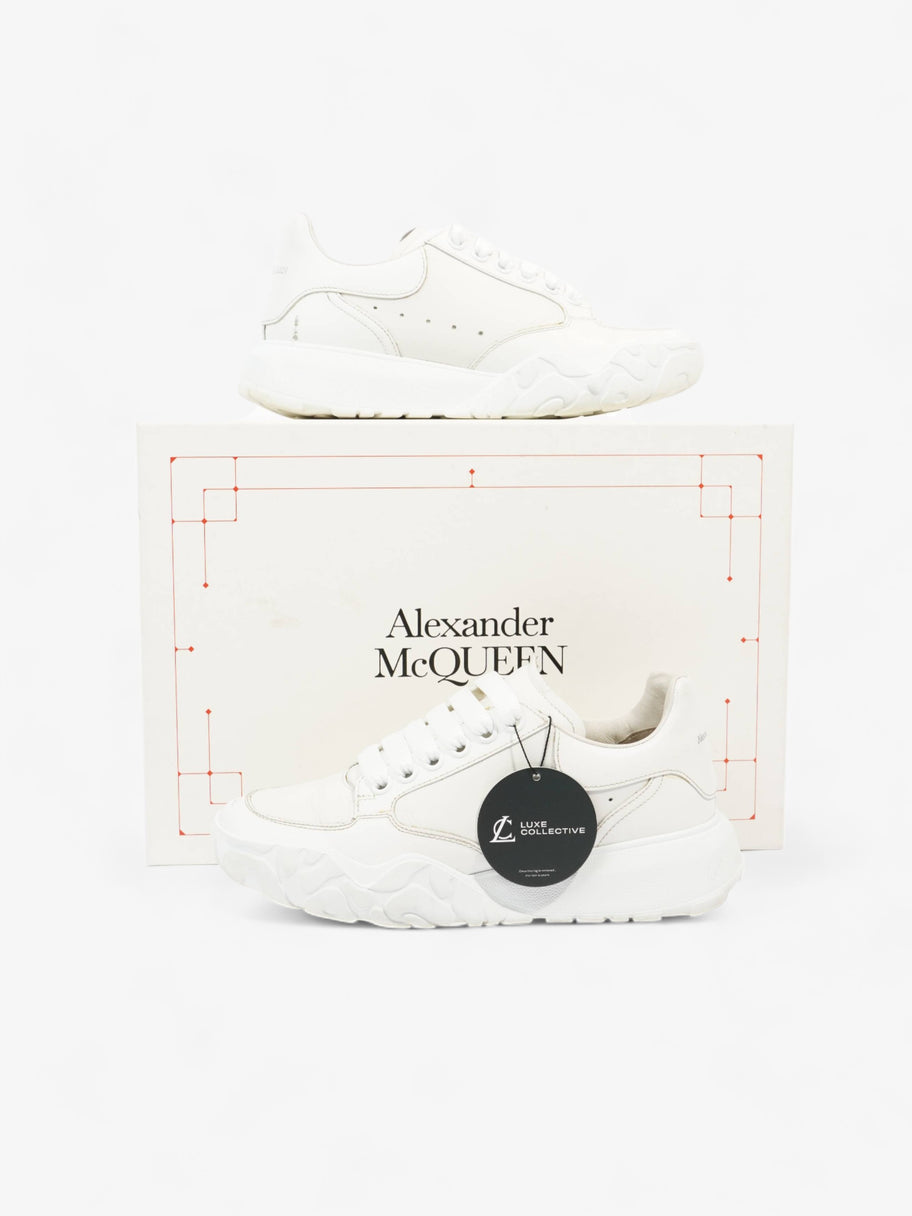 Oversized Court Sneaker White Leather EU 37.5 UK 4.5 Image 9