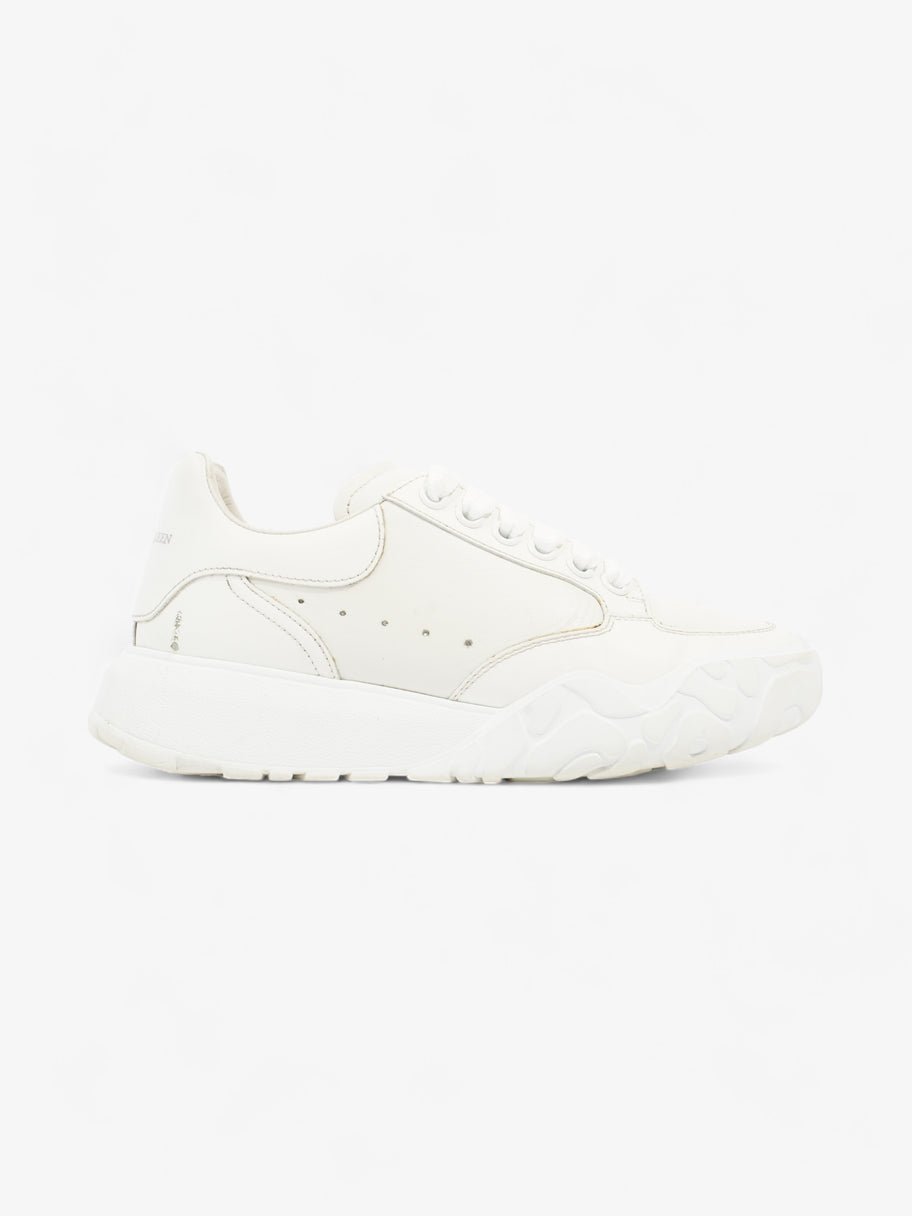 Oversized Court Sneaker White Leather EU 37.5 UK 4.5 Image 1