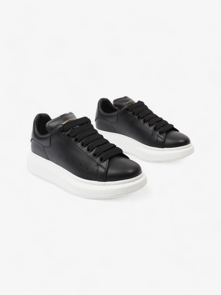 Alexander McQueen Oversized Sneakers Black Leather EU 38 UK 5 Image 2