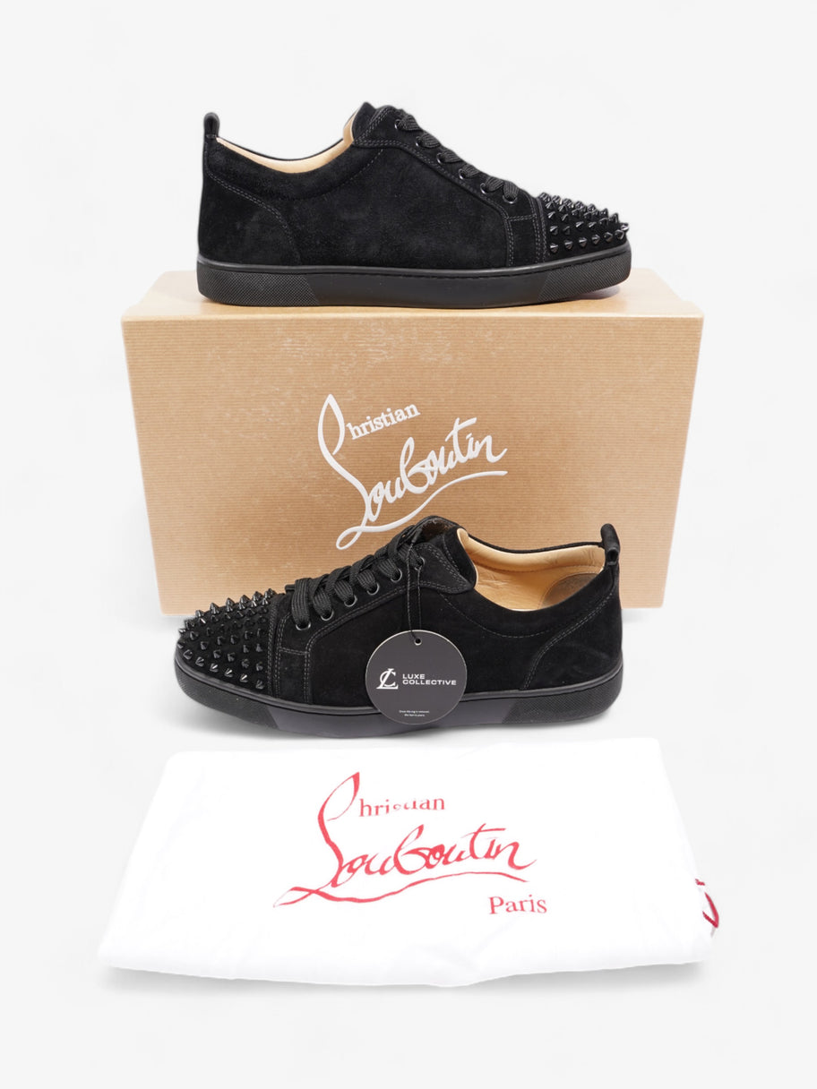 Christian Louboutin Louis Junior Spikes Black Suede EU 42 UK 8 Image 9