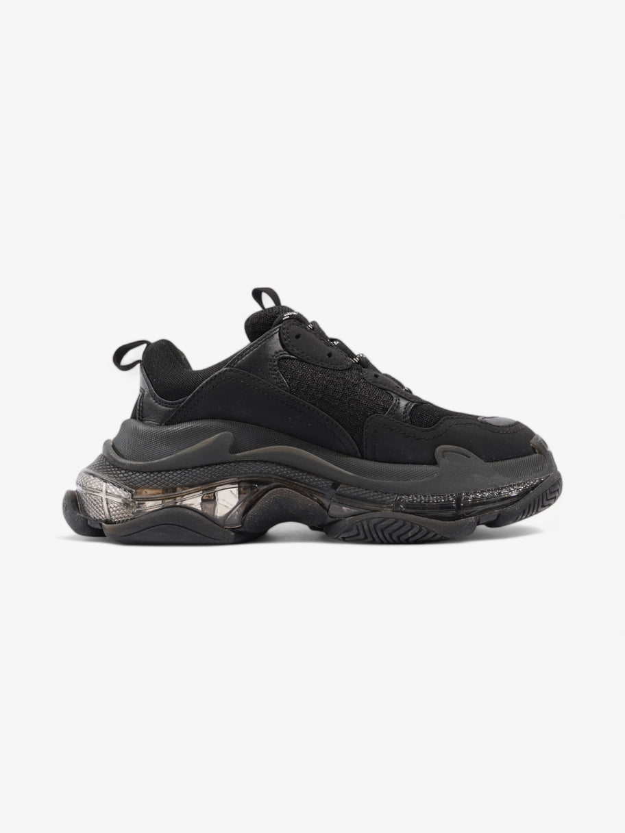 Balenciaga Triple S Clear Sole Black / White Mesh EU 37 UK 4 Image 4