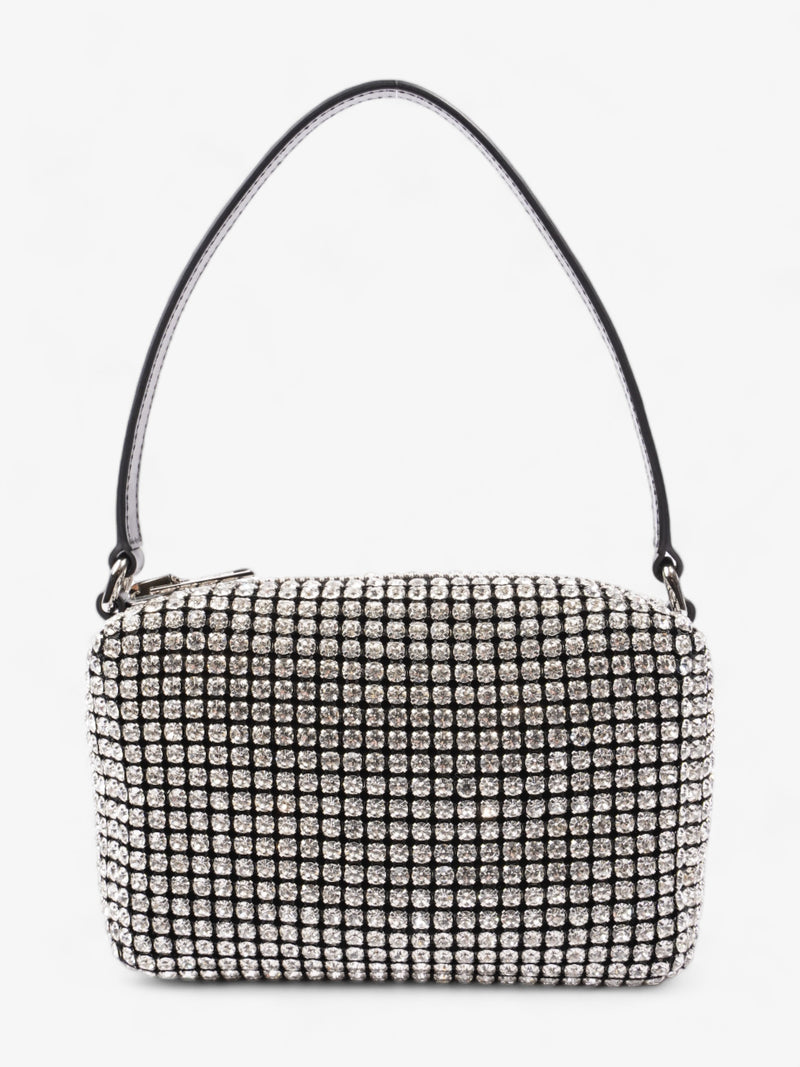  Alexander Wang Heiress Pouch Black / White Crystal Medium