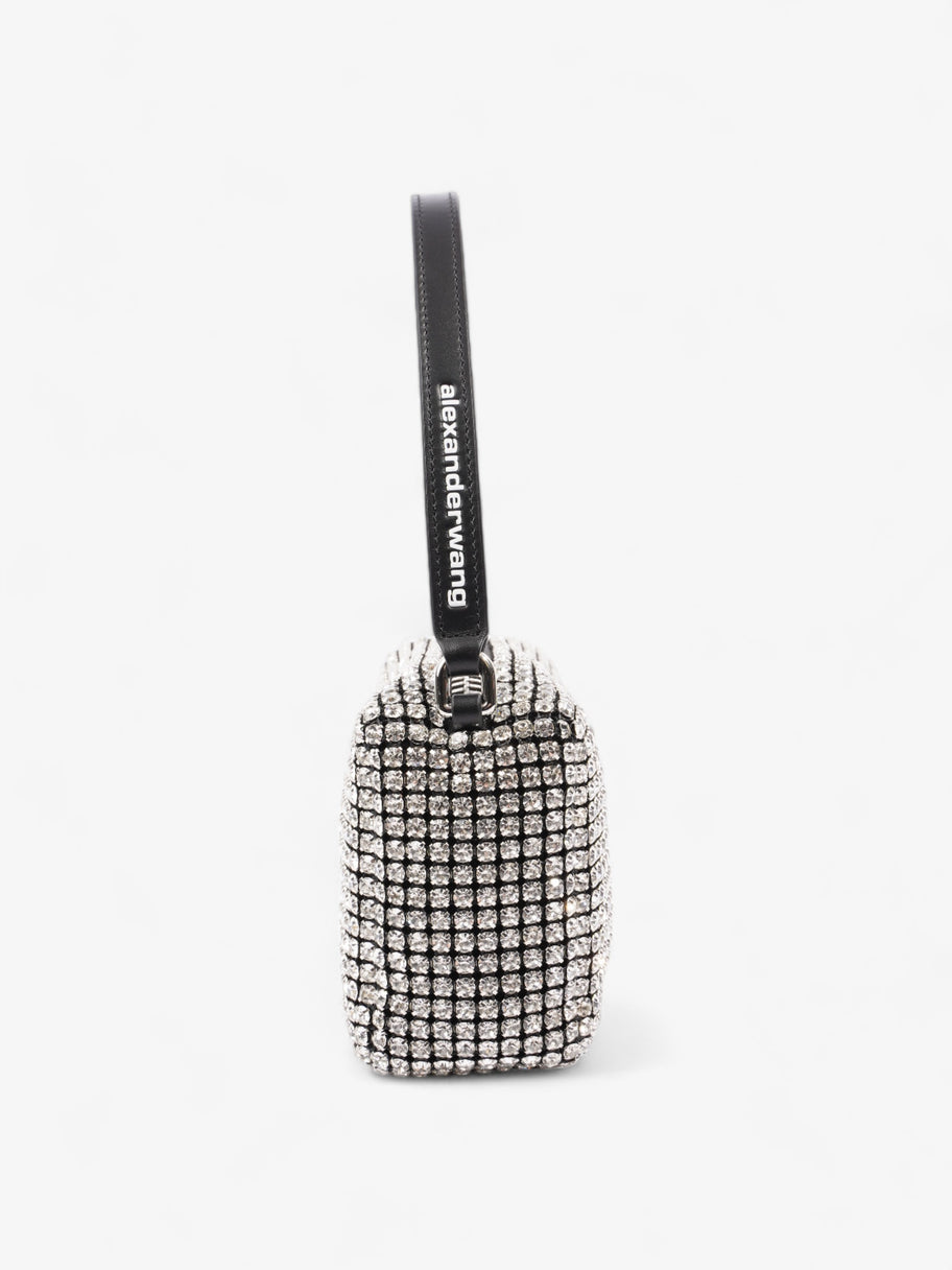 Alexander Wang Heiress Pouch Black / White Crystal Medium Image 3