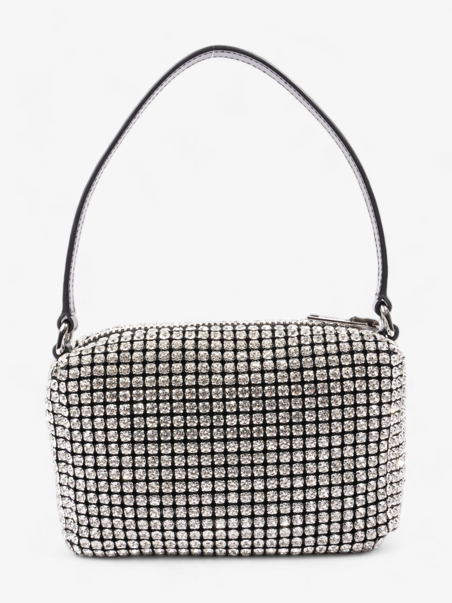 Alexander Wang Heiress Pouch Black / White Crystal Medium Image 4