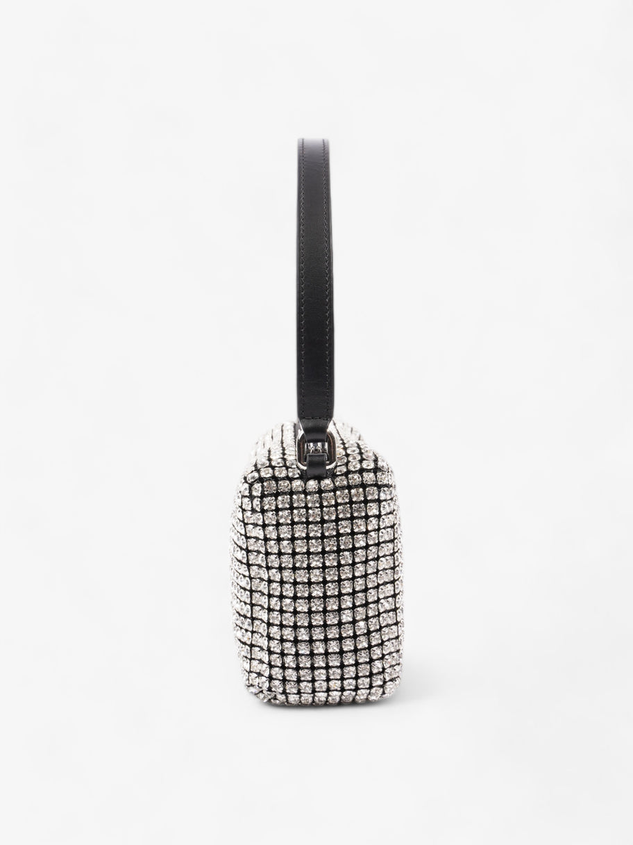 Alexander Wang Heiress Pouch Black / White Crystal Medium Image 5