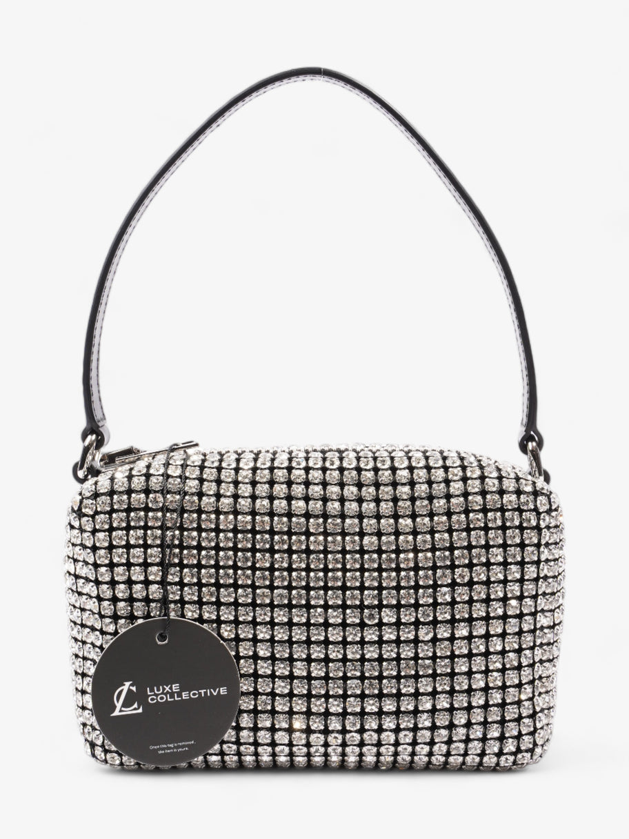 Alexander Wang Heiress Pouch Black / White Crystal Medium Image 8