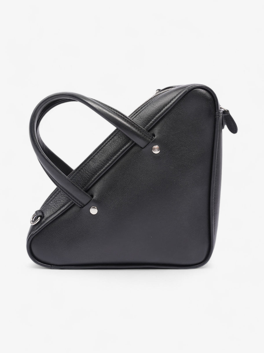 Balenciaga Triangle Bag Black / White Calfskin Leather Image 4