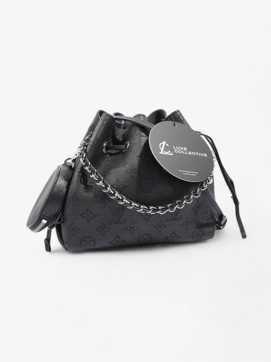 Louis Vuitton Bella Bucket Bag Black Monogram Calfskin Leather Image 10