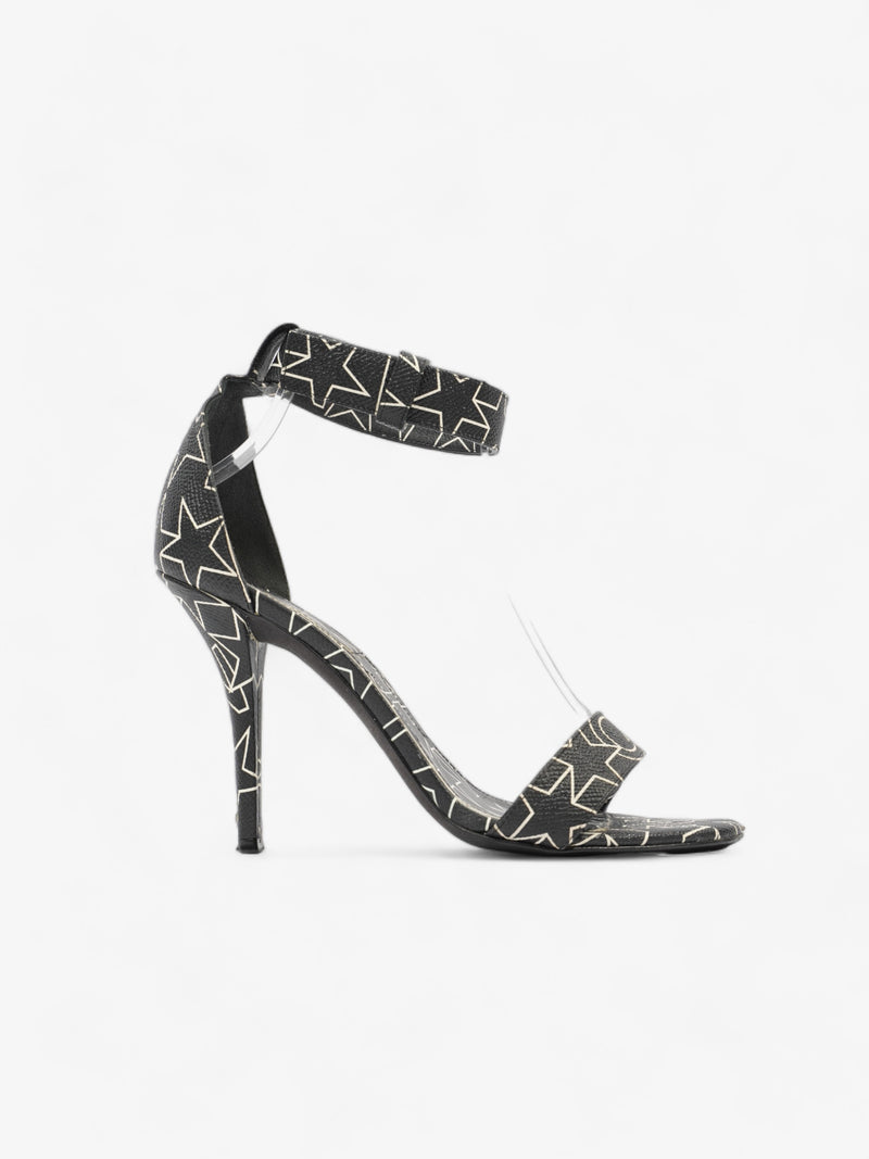  Givenchy Infinity Sandal 100 Black / White Leather EU 38 UK 5