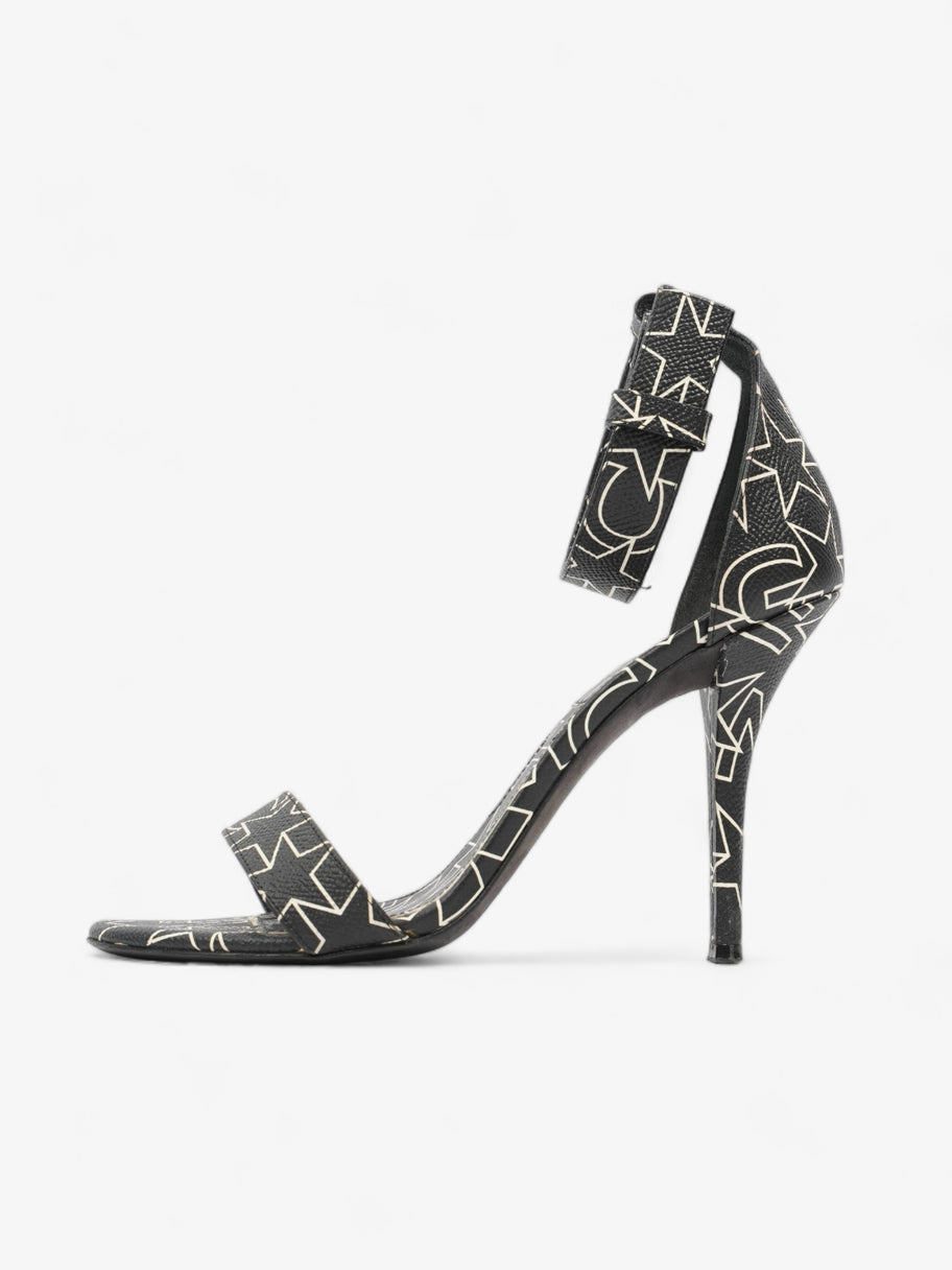 Givenchy Infinity Sandal 100 Black / White Leather EU 38 UK 5 Image 5