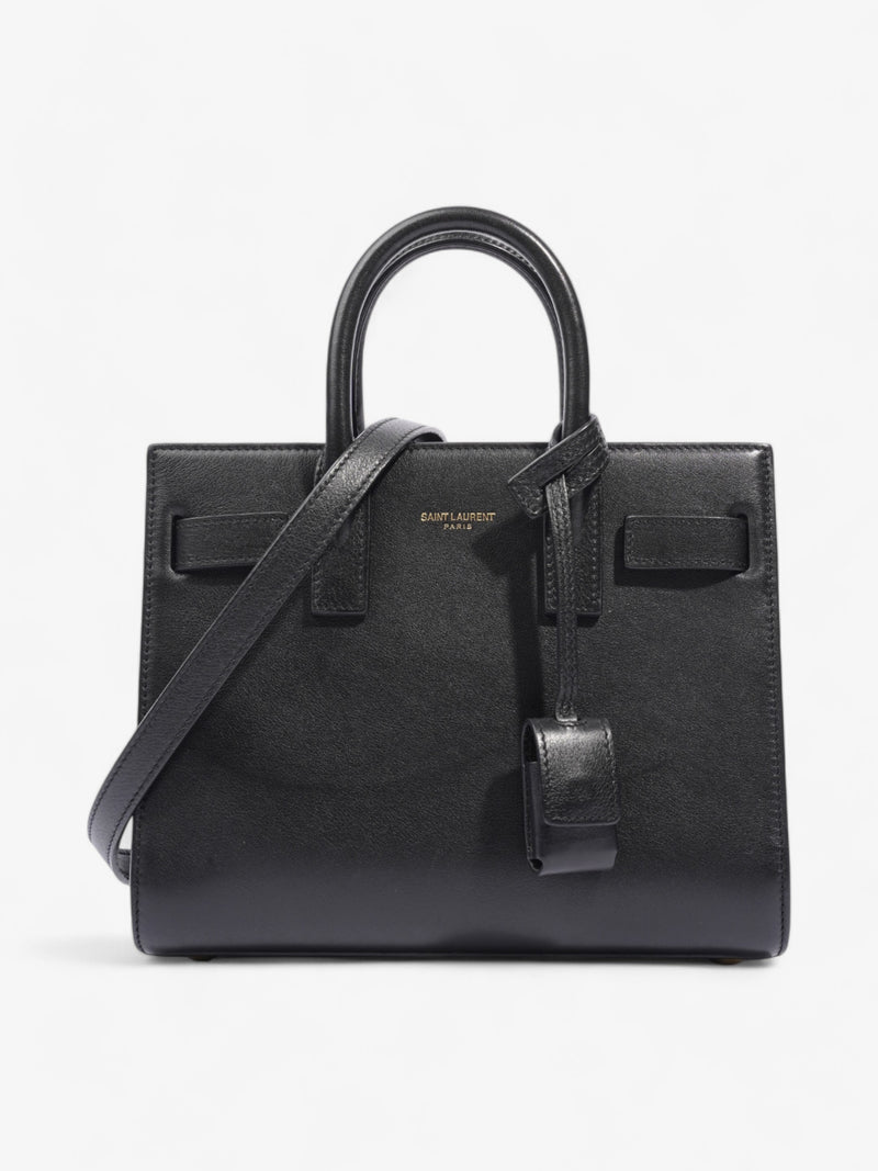  Saint Laurent Sac De Jour Black Leather Nano