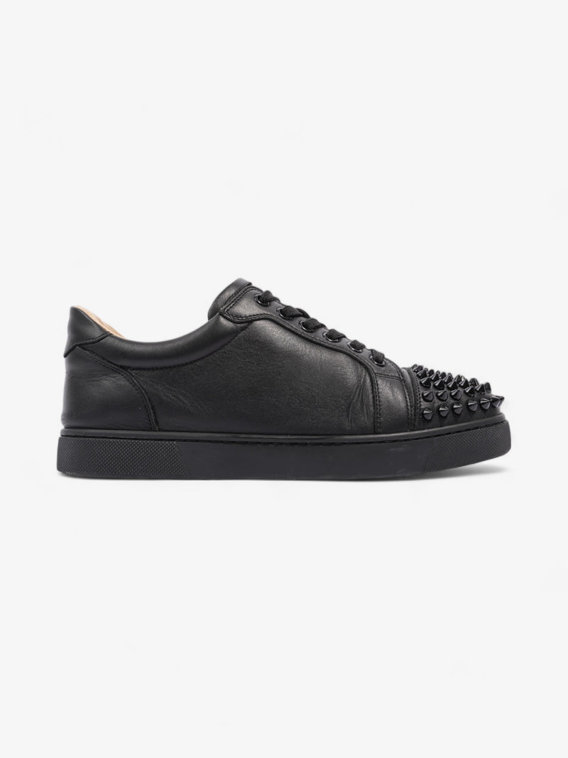  Christian Louboutin Viera Spikes  Black Leather EU 37 UK 4