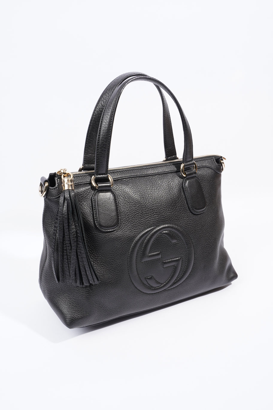 Soho 2Way Bag Black Leather Image 9