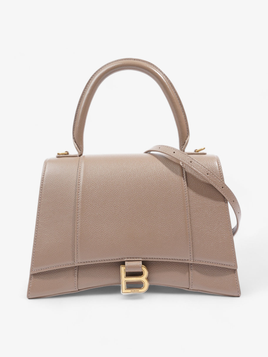 Balenciaga Hourglass Taupe Leather Medium Image 1