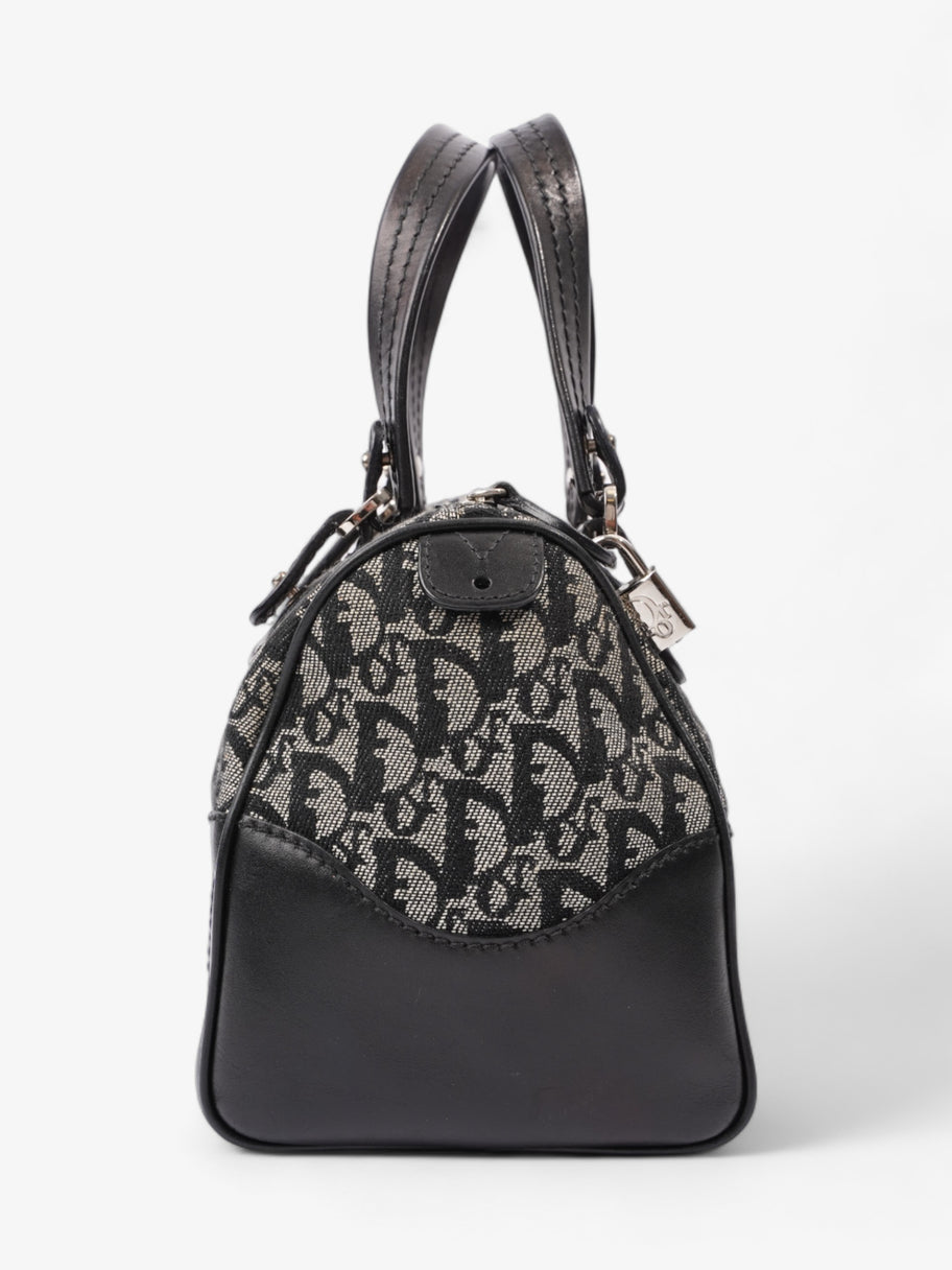 Christian Dior Boston Black Diorissimo Canvas Small Image 5