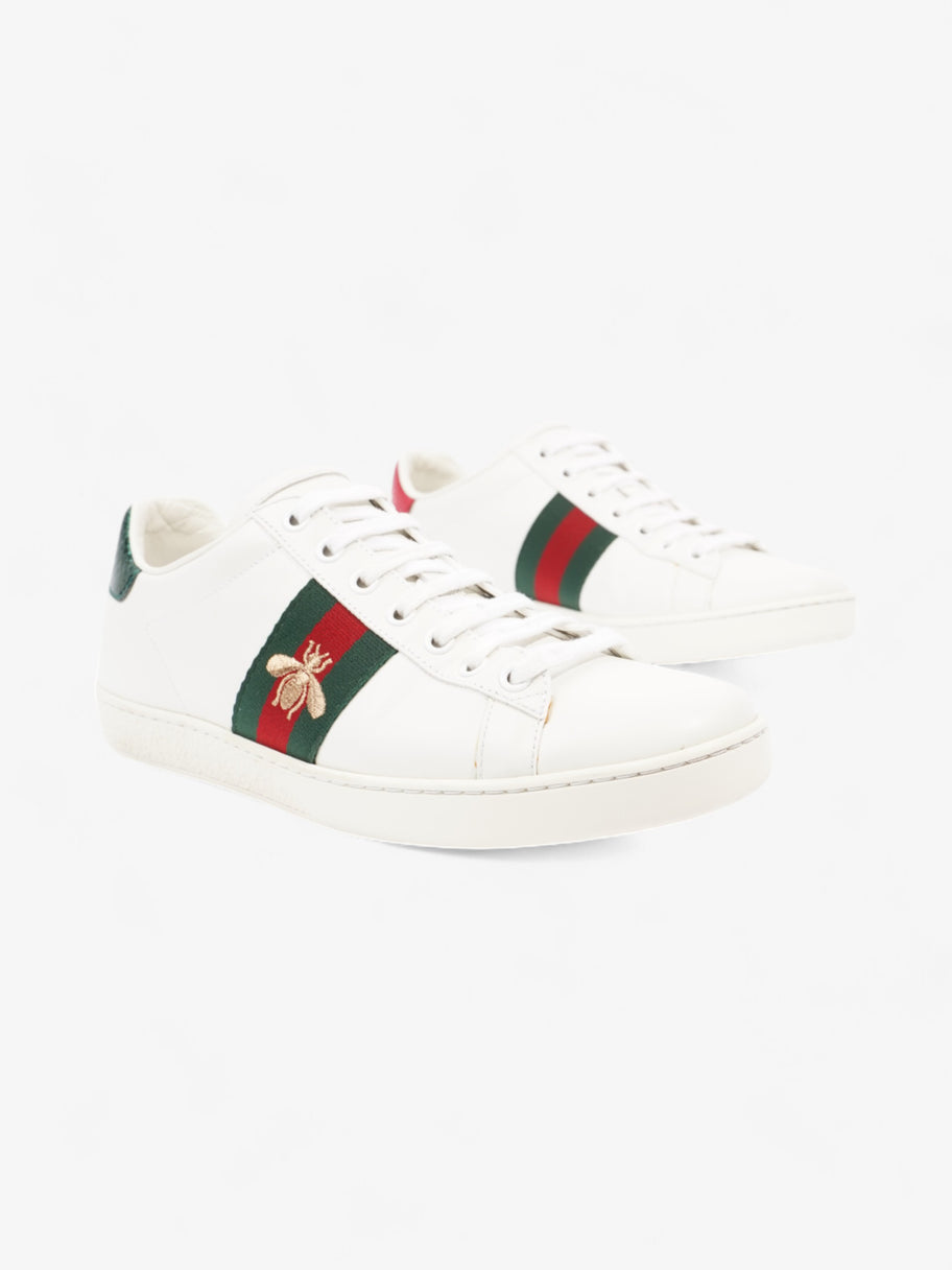 Gucci Ace Sneakers with Bee White / Green / Red Leather EU 38 UK 5 Image 2