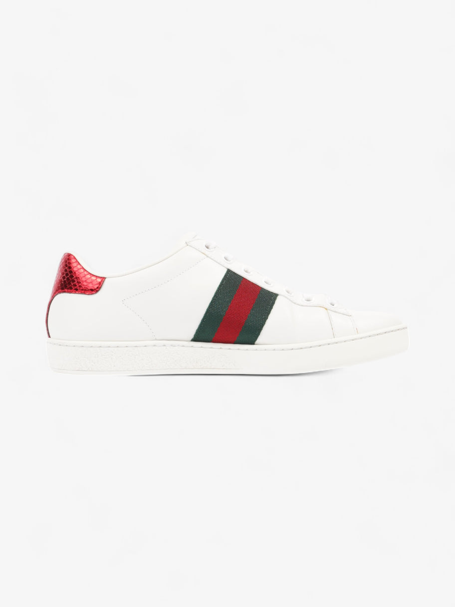 Gucci Ace Sneakers with Bee White / Green / Red Leather EU 38 UK 5 Image 4